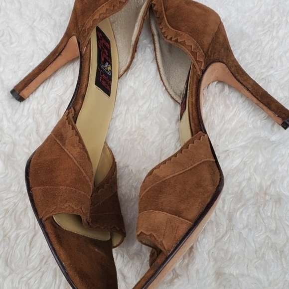 Carlos Falchi designer heels 10 NWOB‎ - Picture 5 of 9